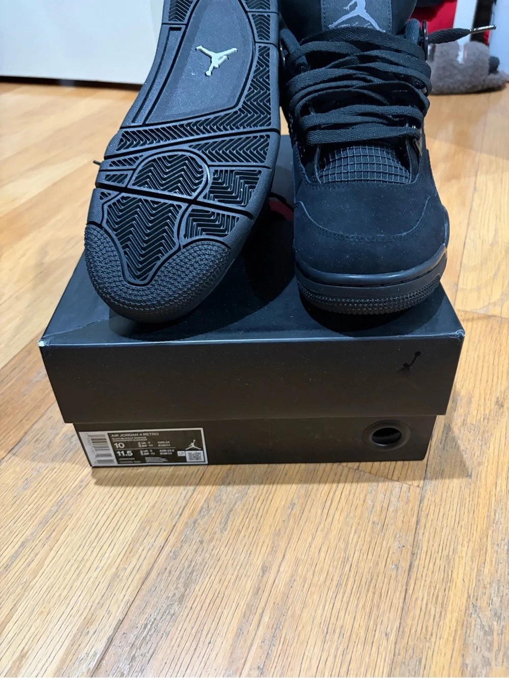 Jordan Black Suede Men's Sneakers